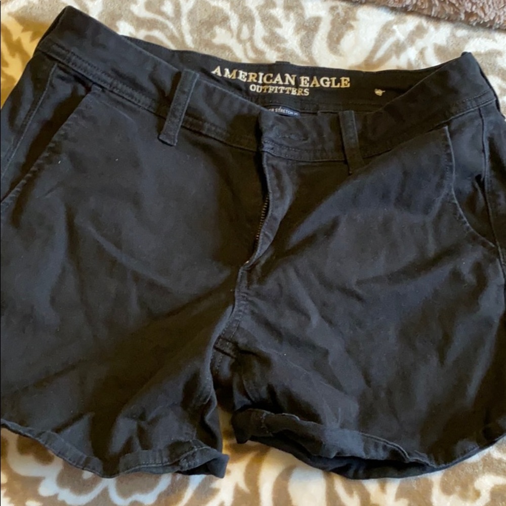 American eagle super stretch X midi shorts